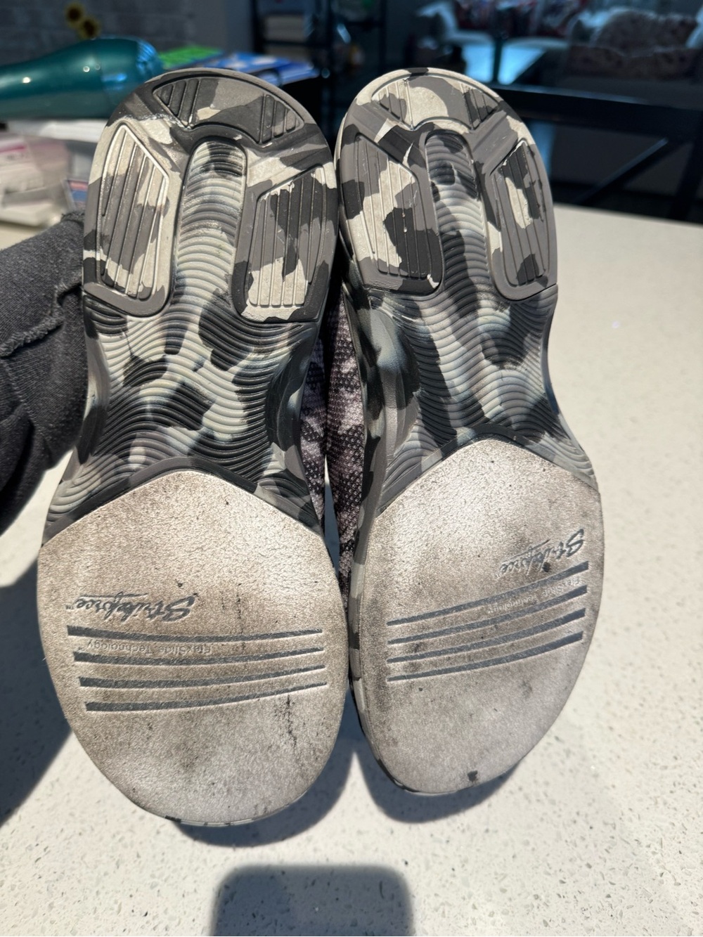 Strikeforce Camo Knit BOWLING shoes in Gray/Black - Picture 6 of 9